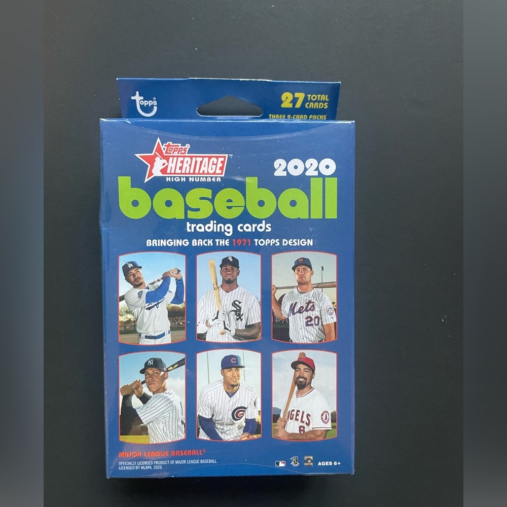 Topps Heritage High Number MLB 2020 Sealed Hanger Box